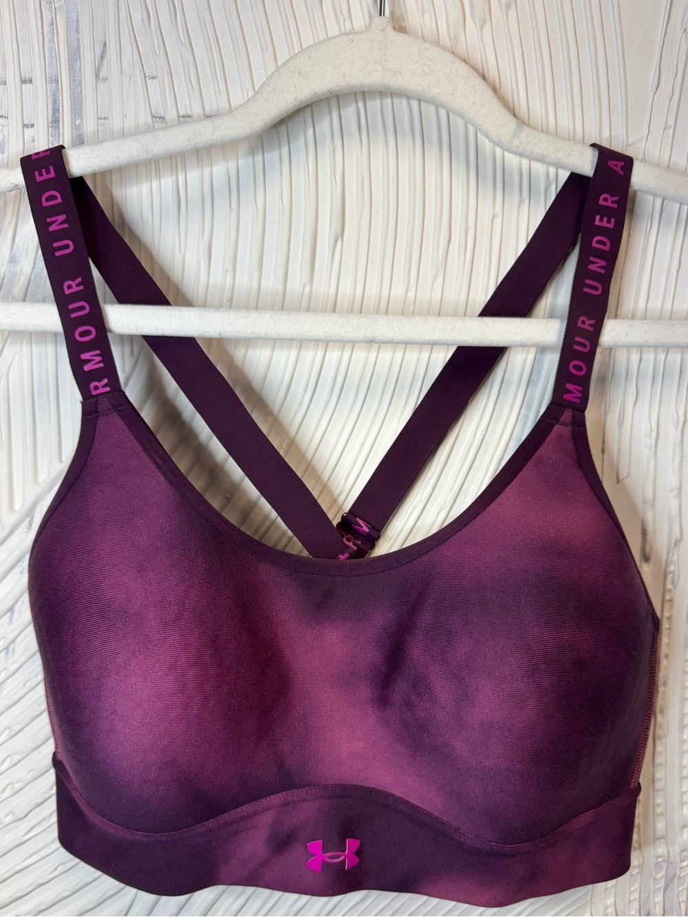 Under Armour Plum Ombre Sports Bra